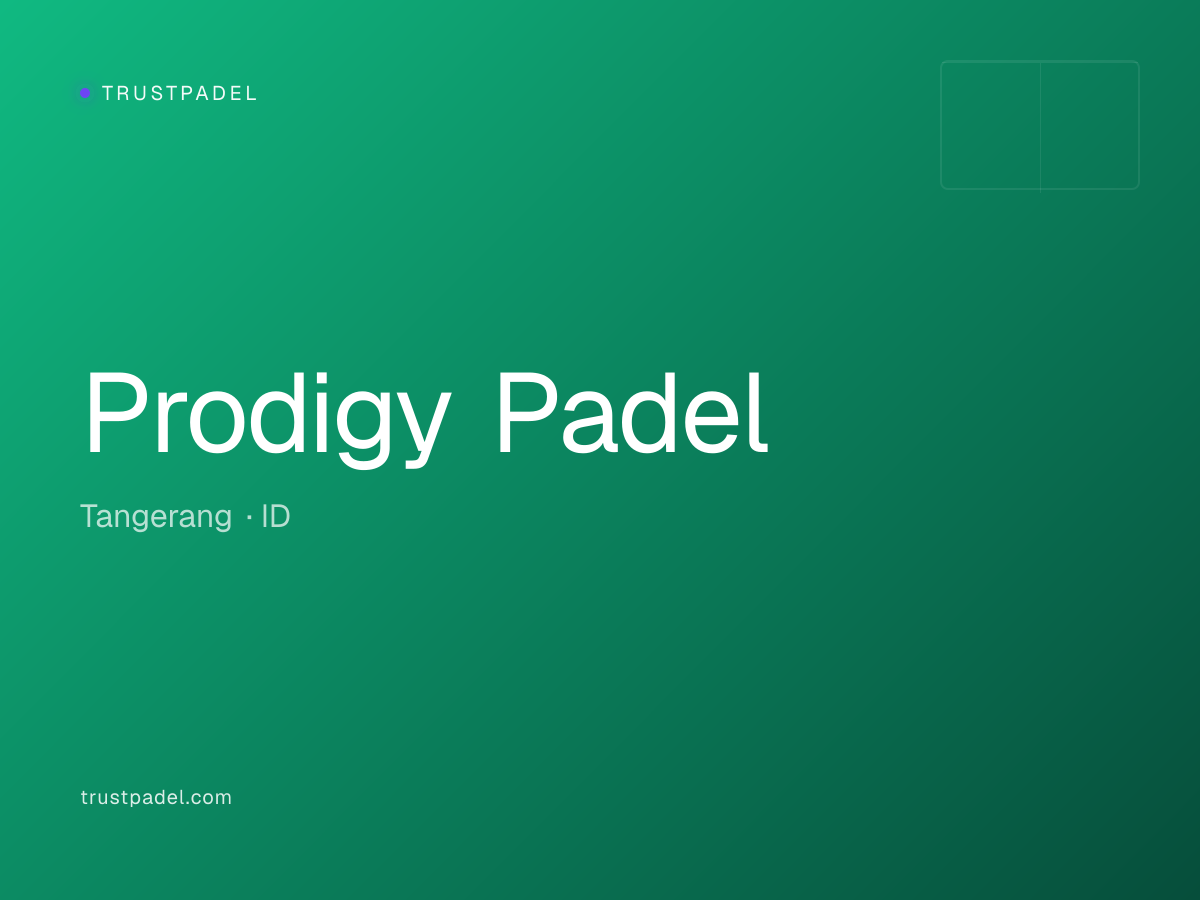 Prodigy Padel padel club