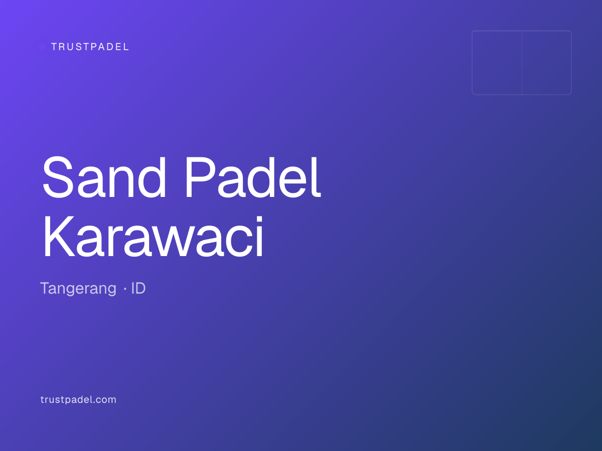 Sand Padel Karawaci padel club