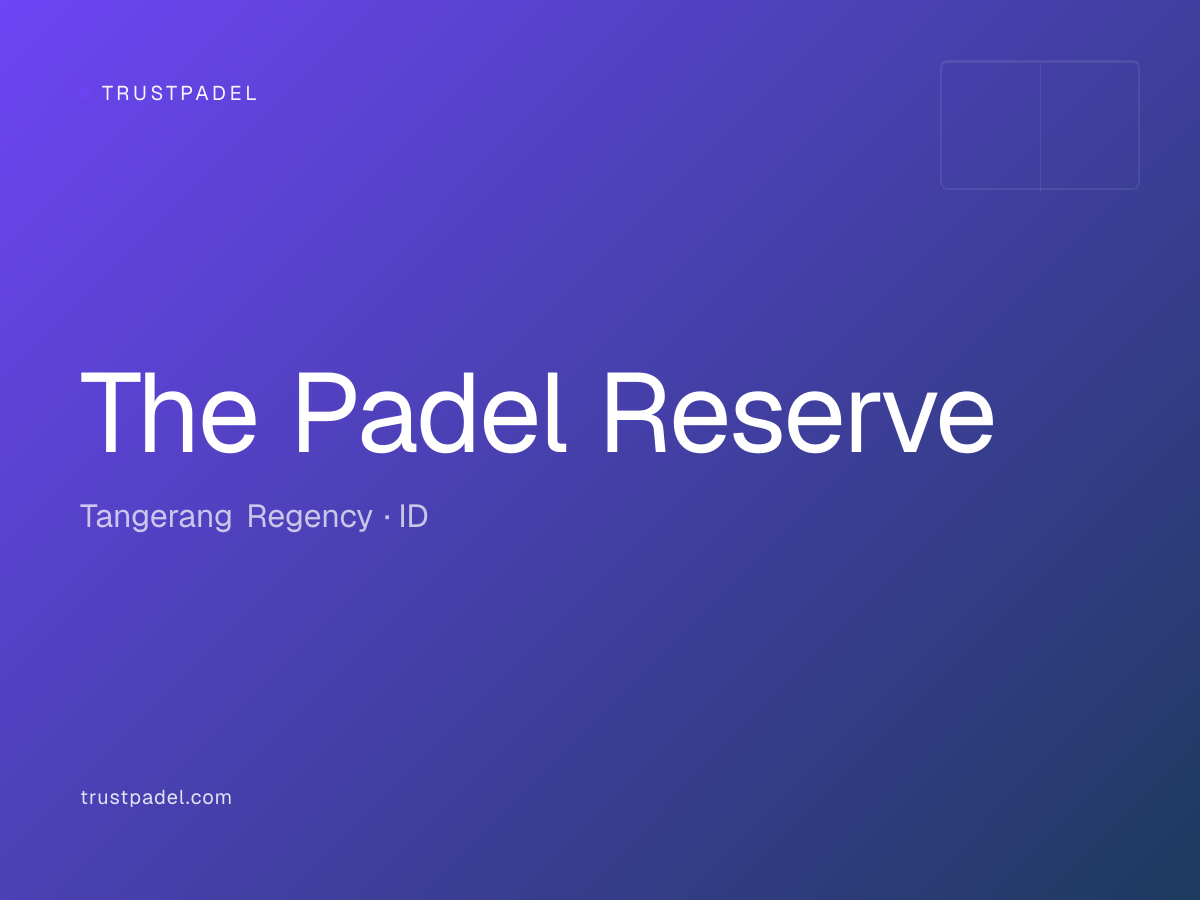 The Padel Reserve padel club
