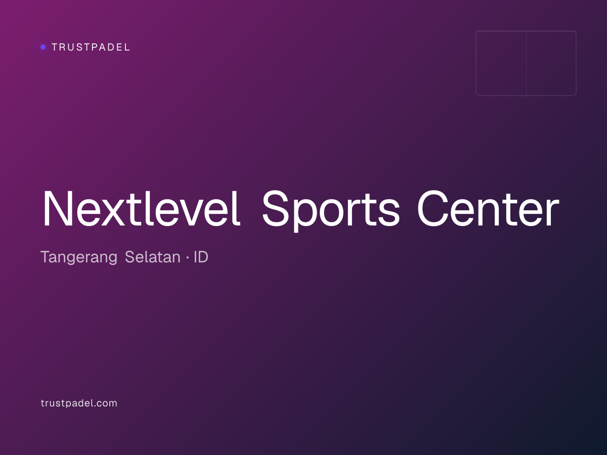 Nextlevel Sports Center padel club