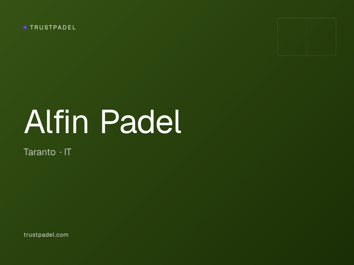 Alfin Padel padel club
