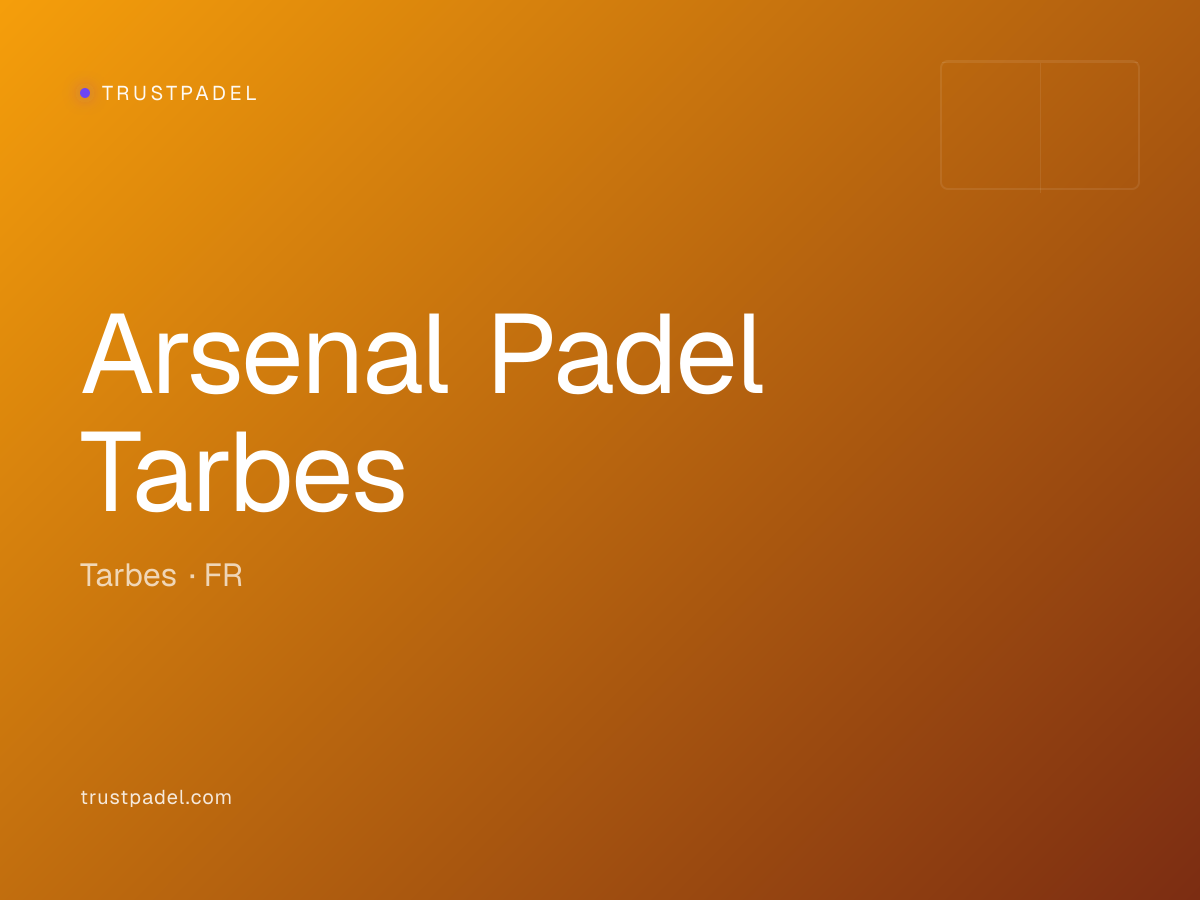 Arsenal Padel Tarbes padel club