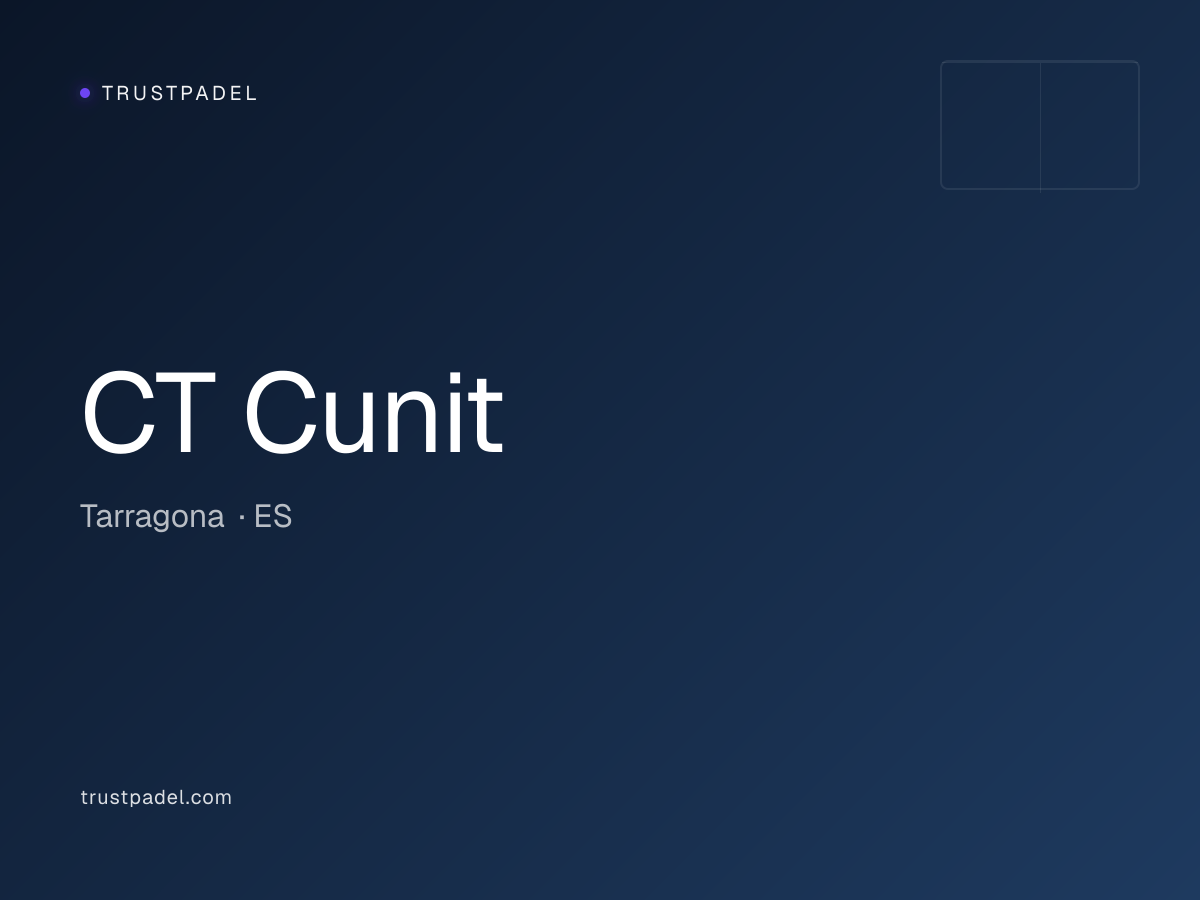 CT Cunit padel club