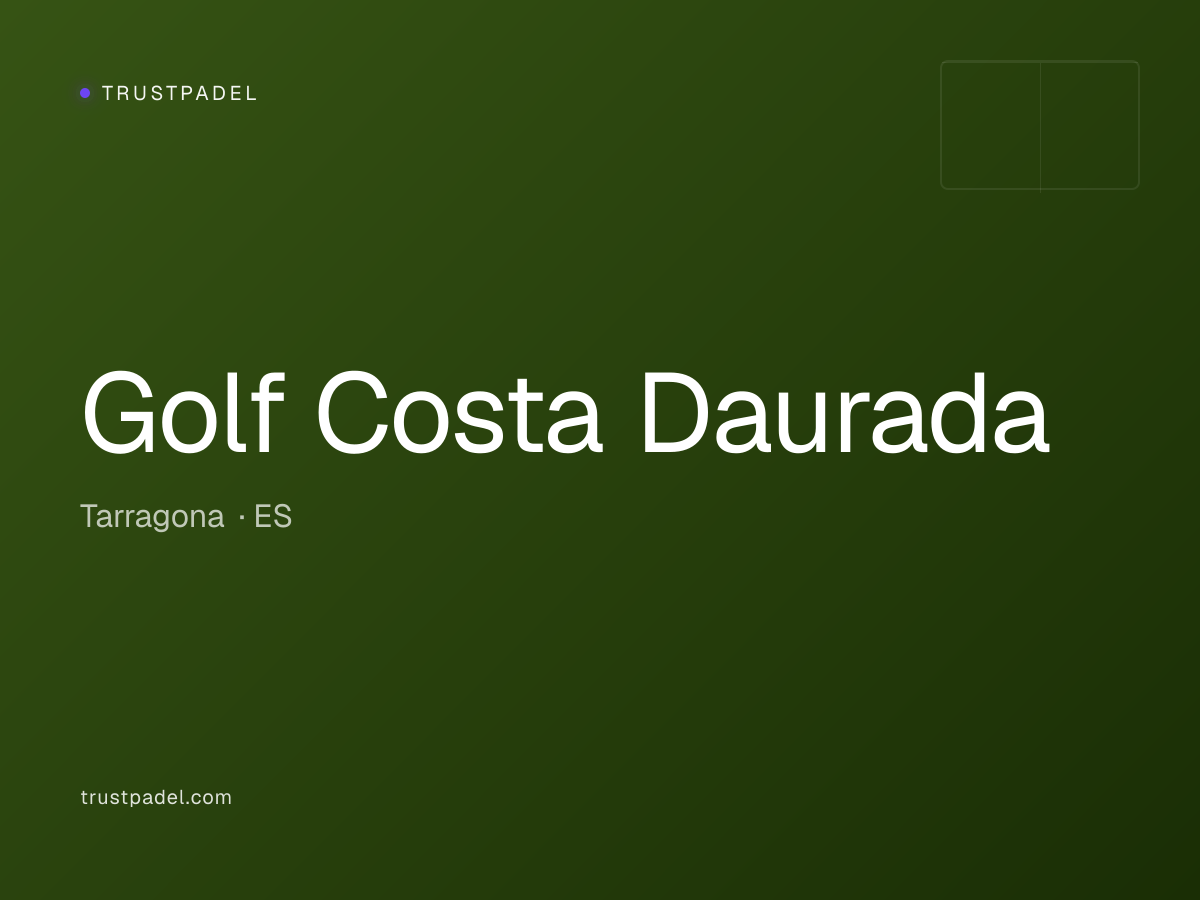 Golf Costa Daurada padel club