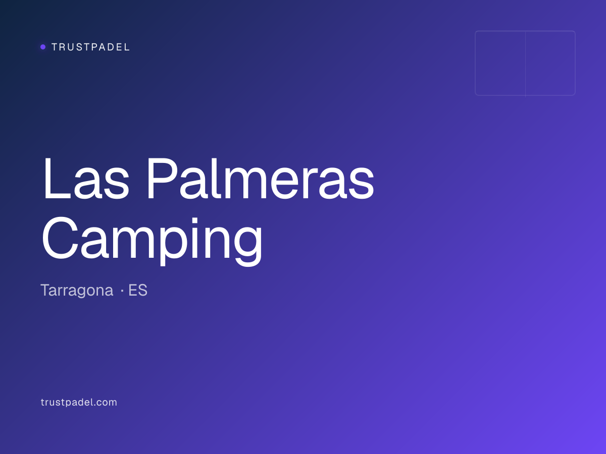 Las Palmeras Camping padel club