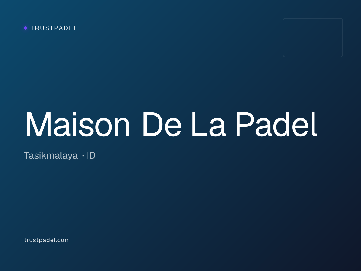 Maison De La Padel padel club