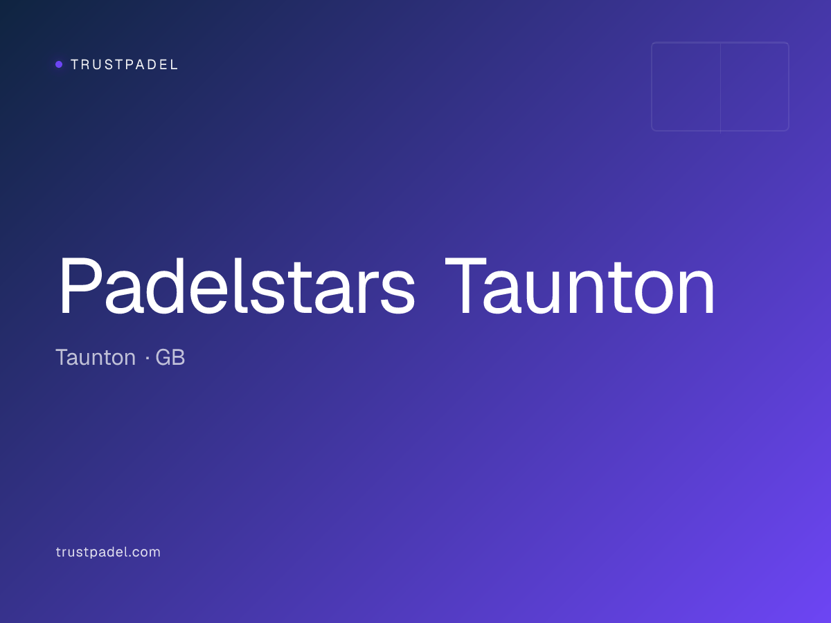 Padelstars Taunton padel club