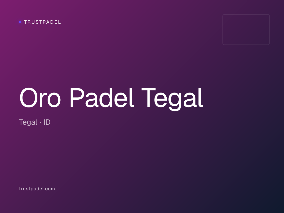 Oro Padel Tegal padel club