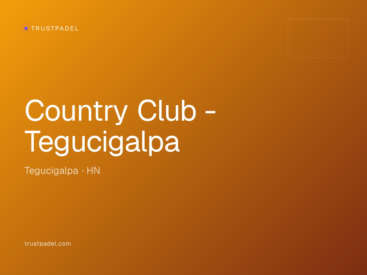 Country Club - Tegucigalpa padel club