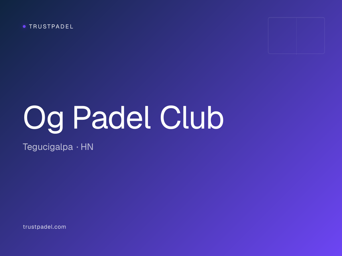 Og Padel Club padel club