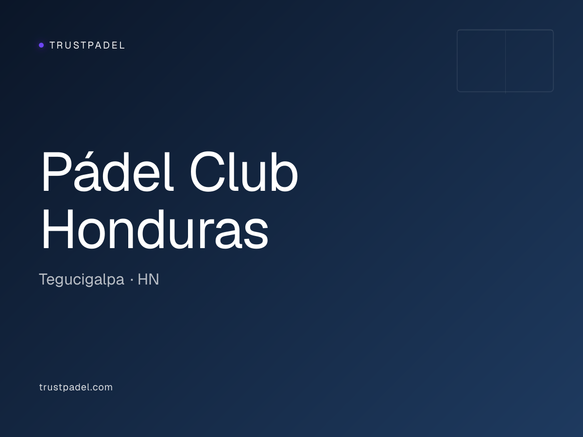 Pádel Club Honduras padel club