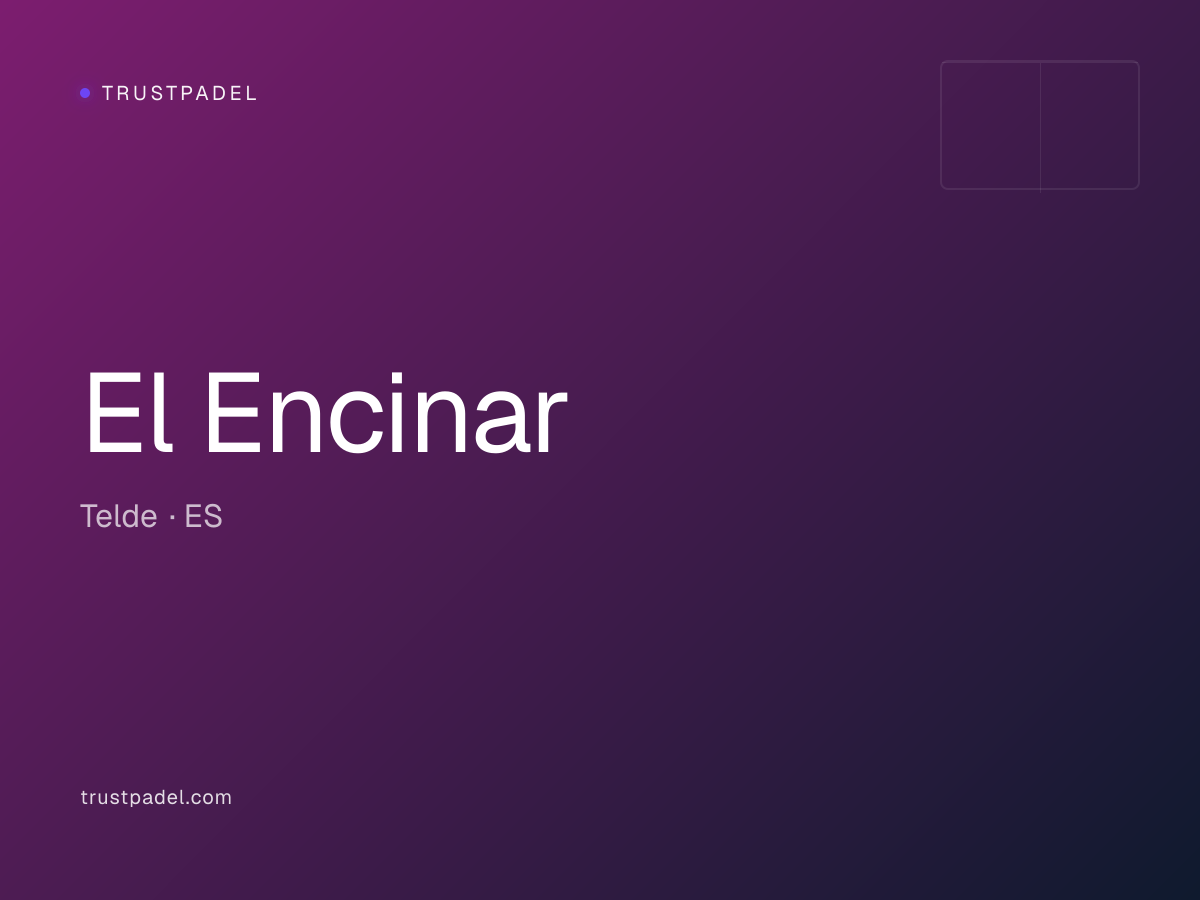 El Encinar padel club