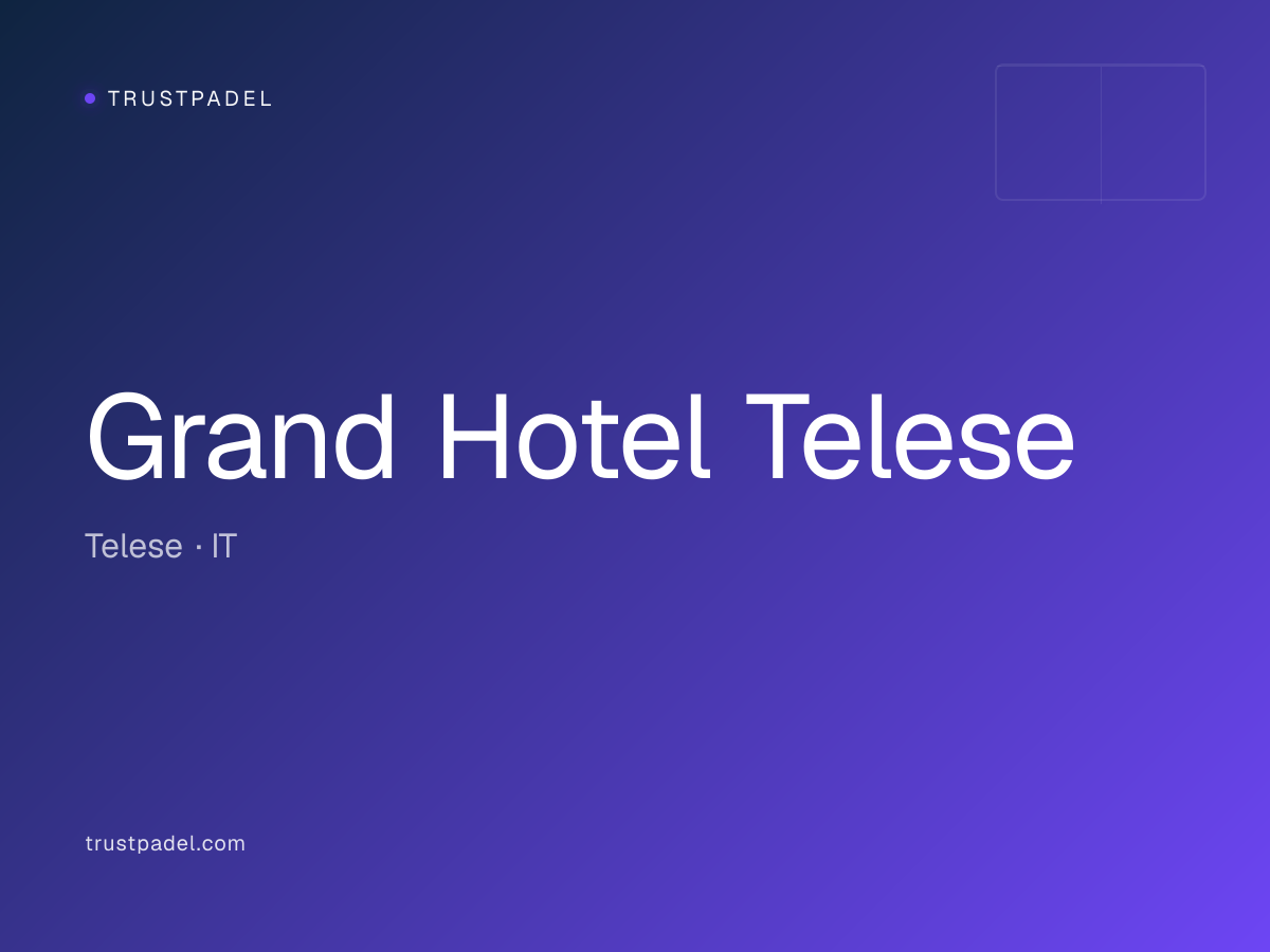 Grand Hotel Telese padel club