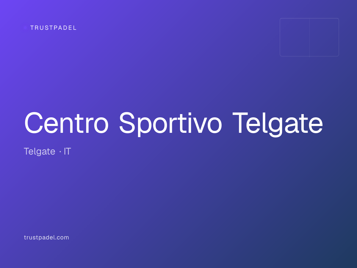 Centro Sportivo Telgate padel club