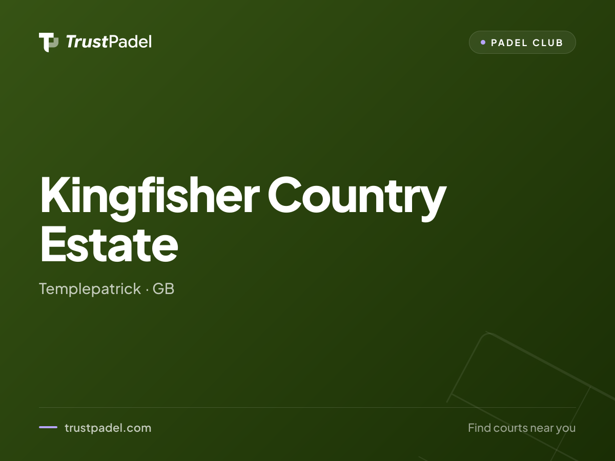 Kingfisher Country Estate padel club
