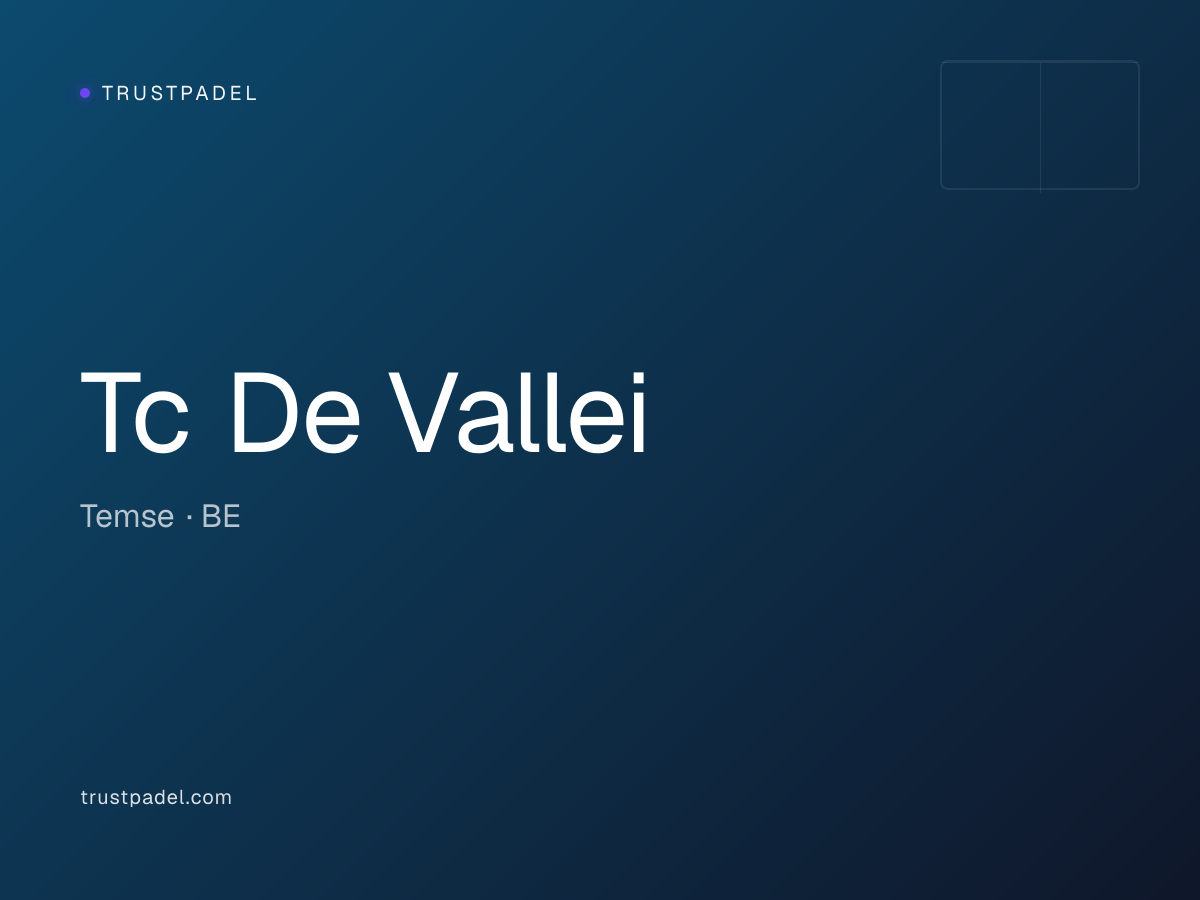 Tc De Vallei padel club