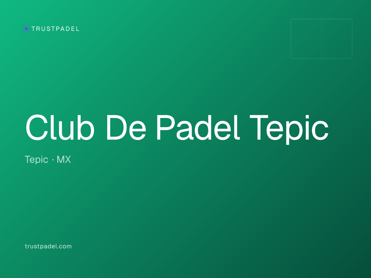 Club De Padel Tepic padel club