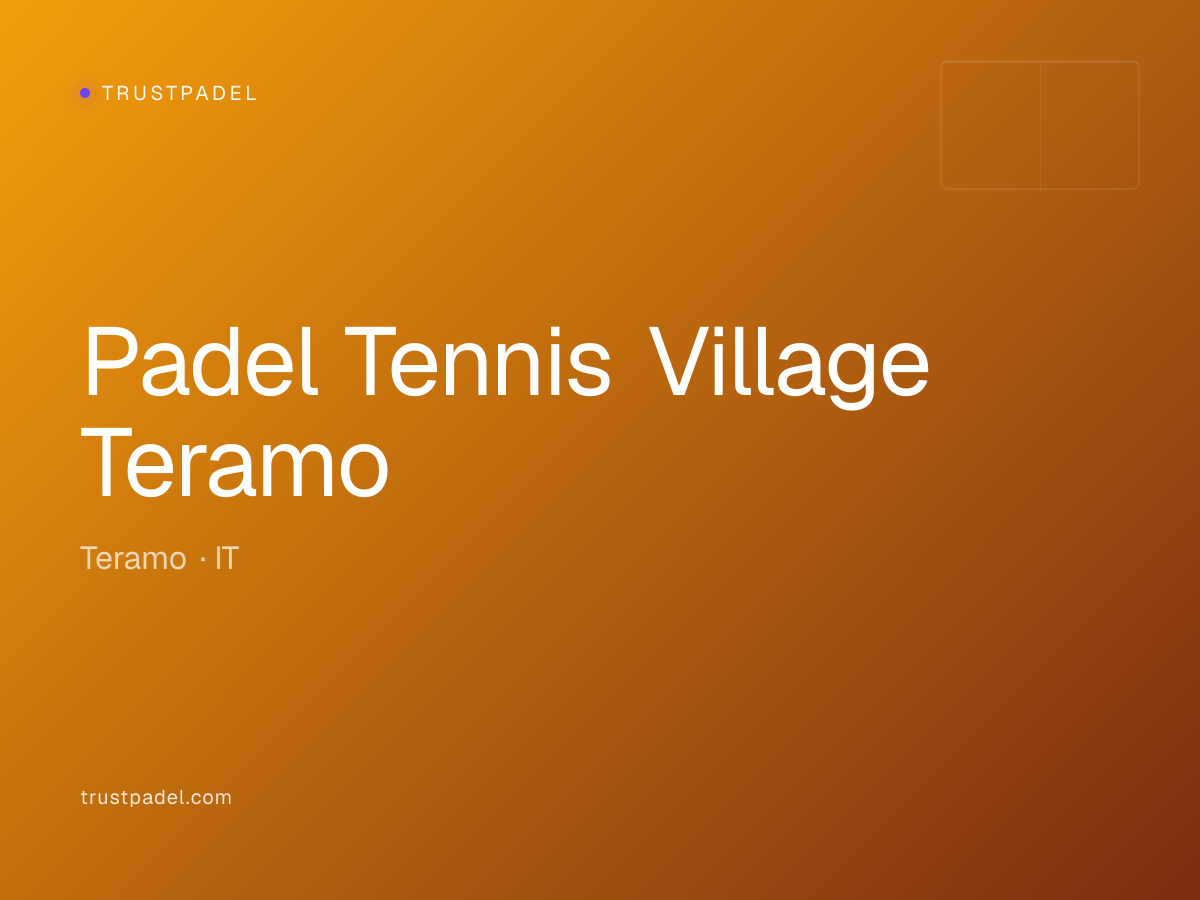 Padel Tennis Village Teramo padel club
