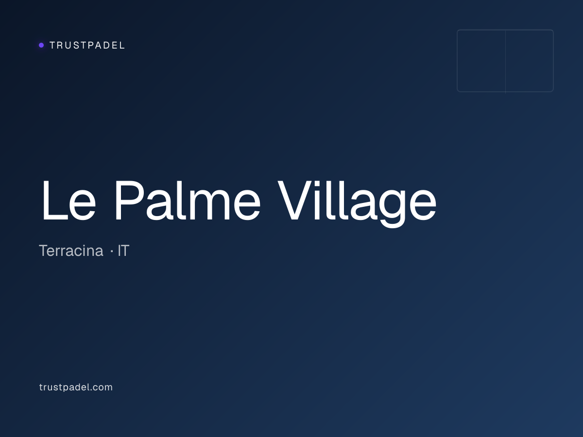 Le Palme Village padel club
