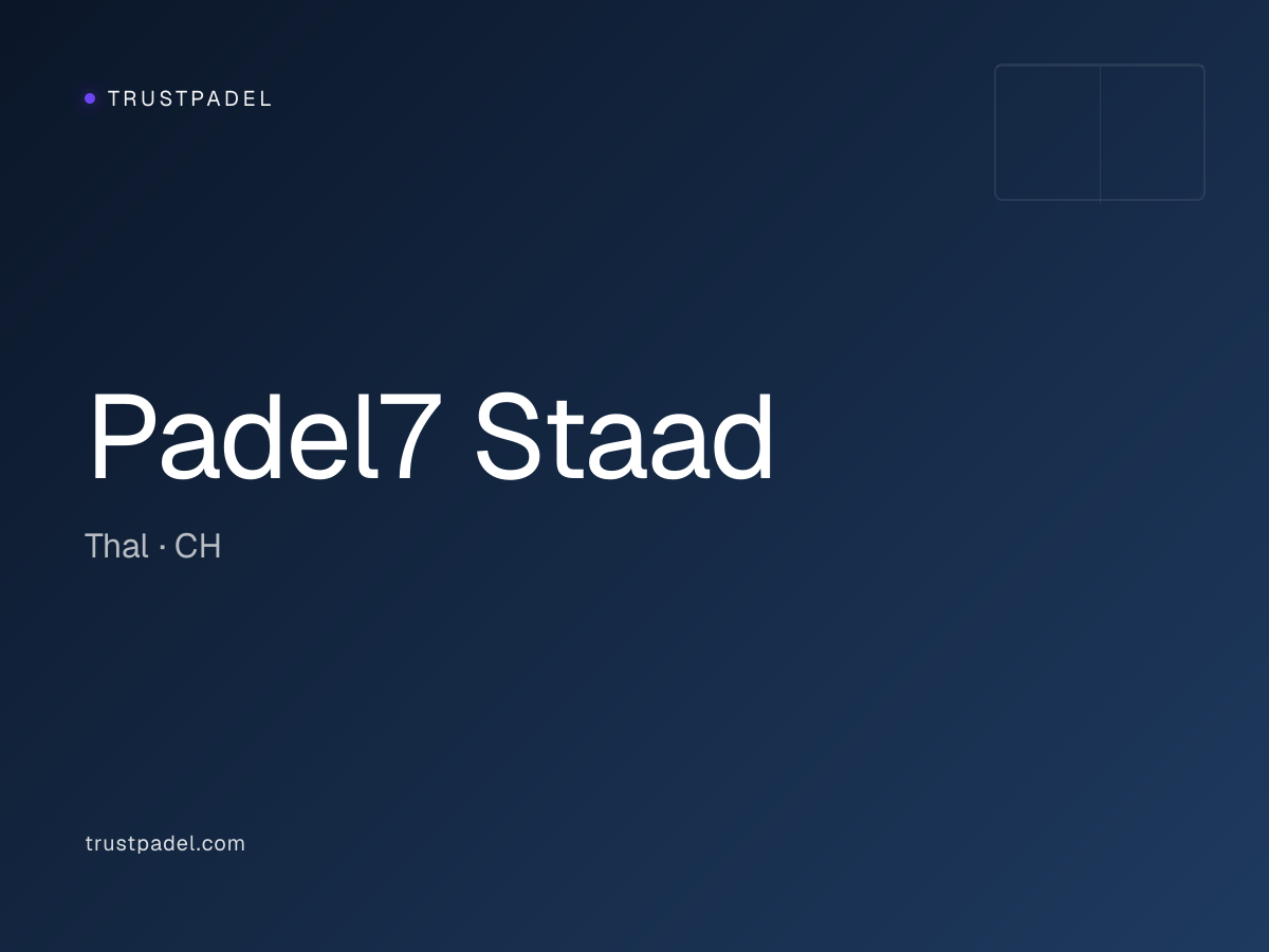 Padel7 Staad padel club