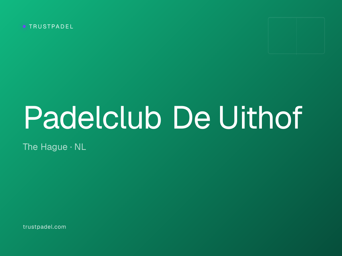 Padelclub De Uithof padel club
