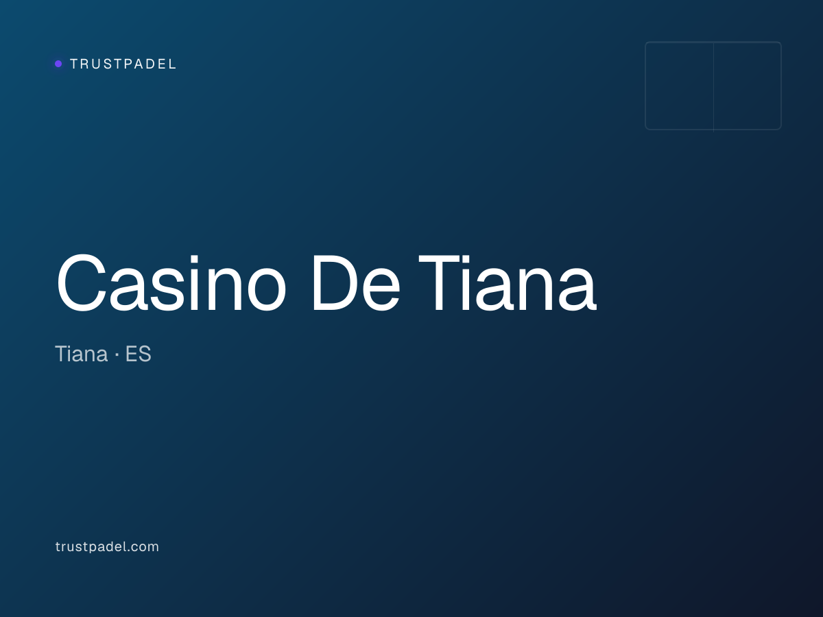Casino De Tiana padel club
