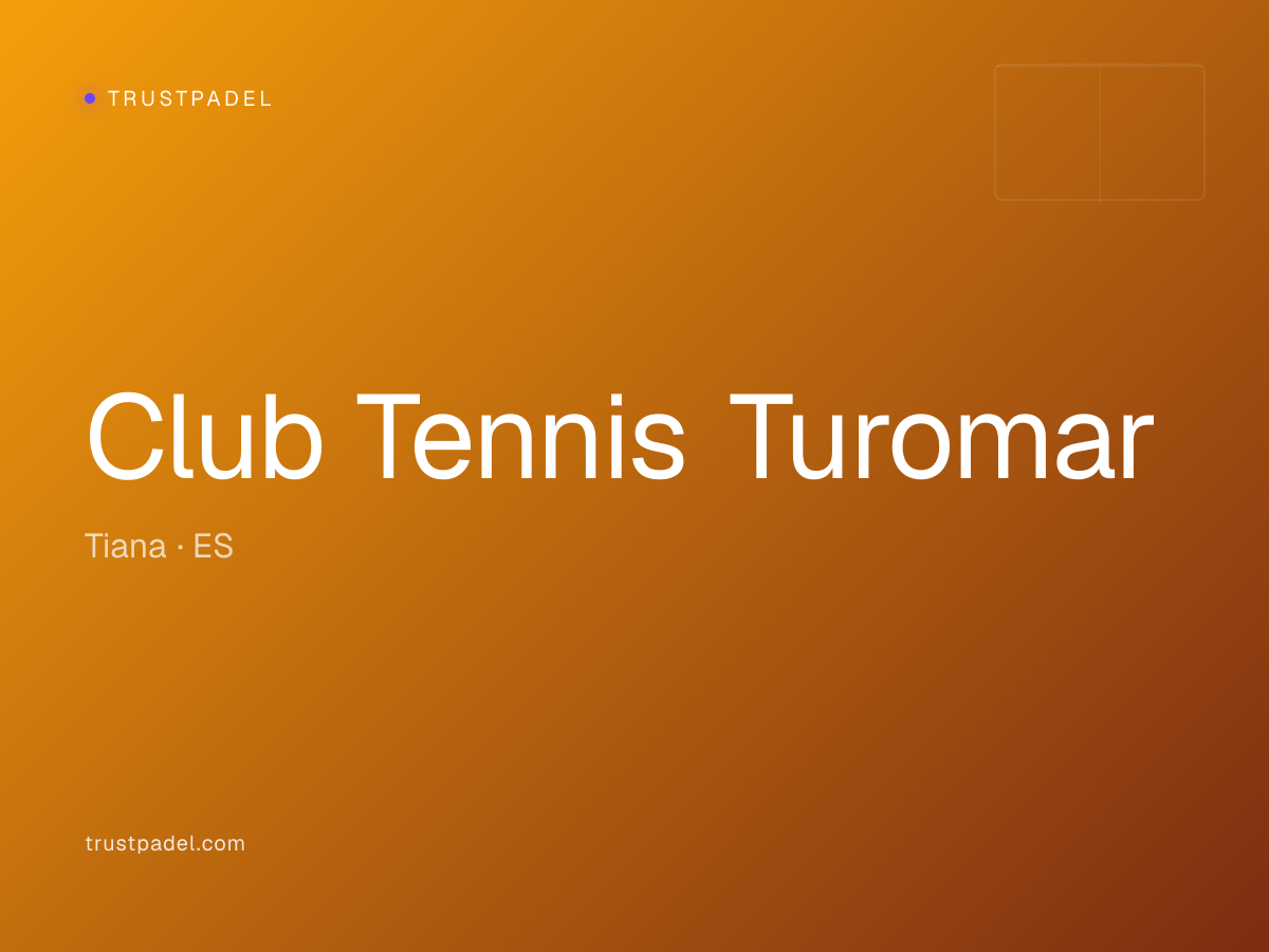 Club Tennis Turomar padel club