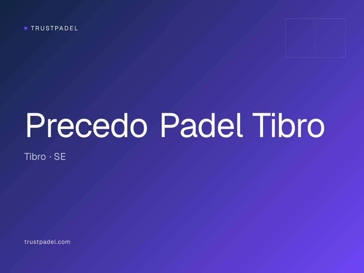 Precedo Padel Tibro padel club