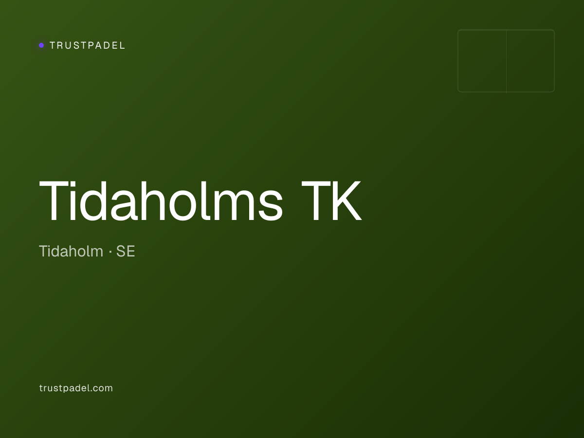 Tidaholms TK padel club