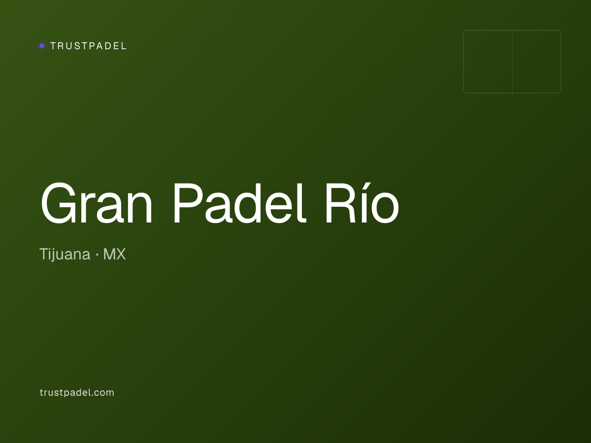Gran Padel Río padel club