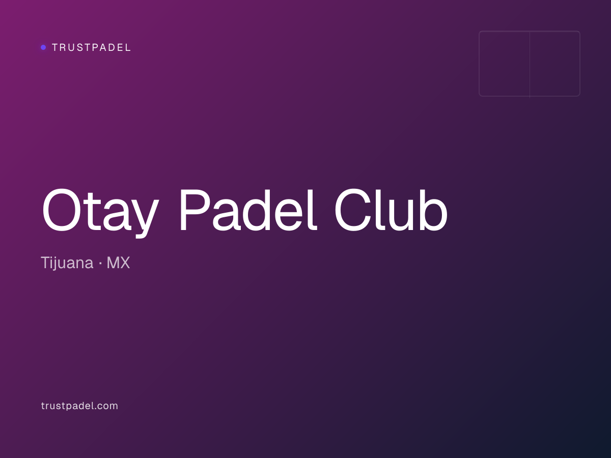 Otay Padel Club padel club