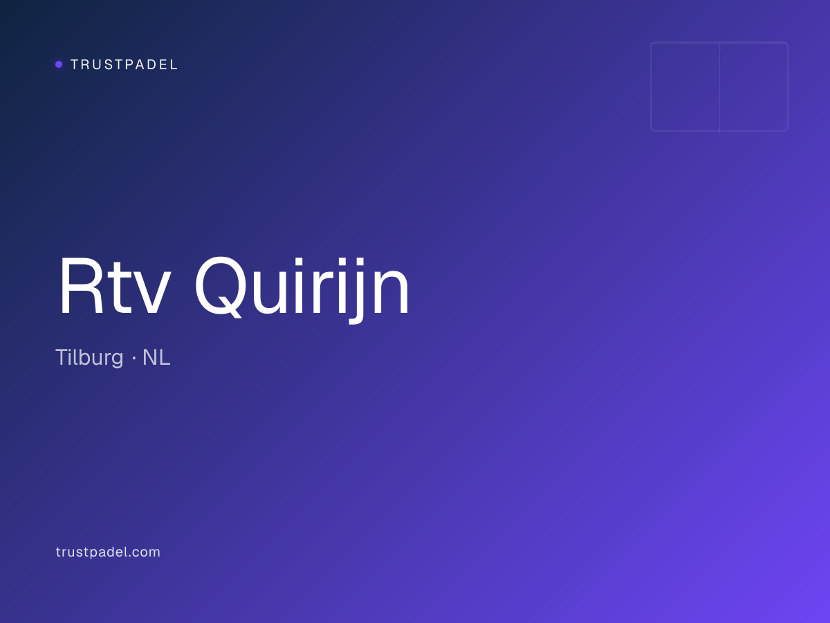 Rtv Quirijn padel club