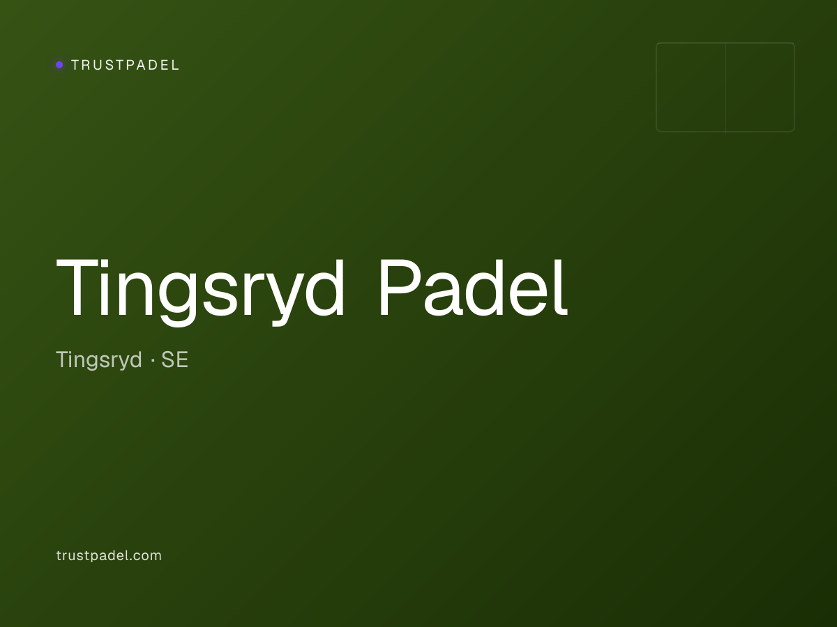 Tingsryd Padel padel club
