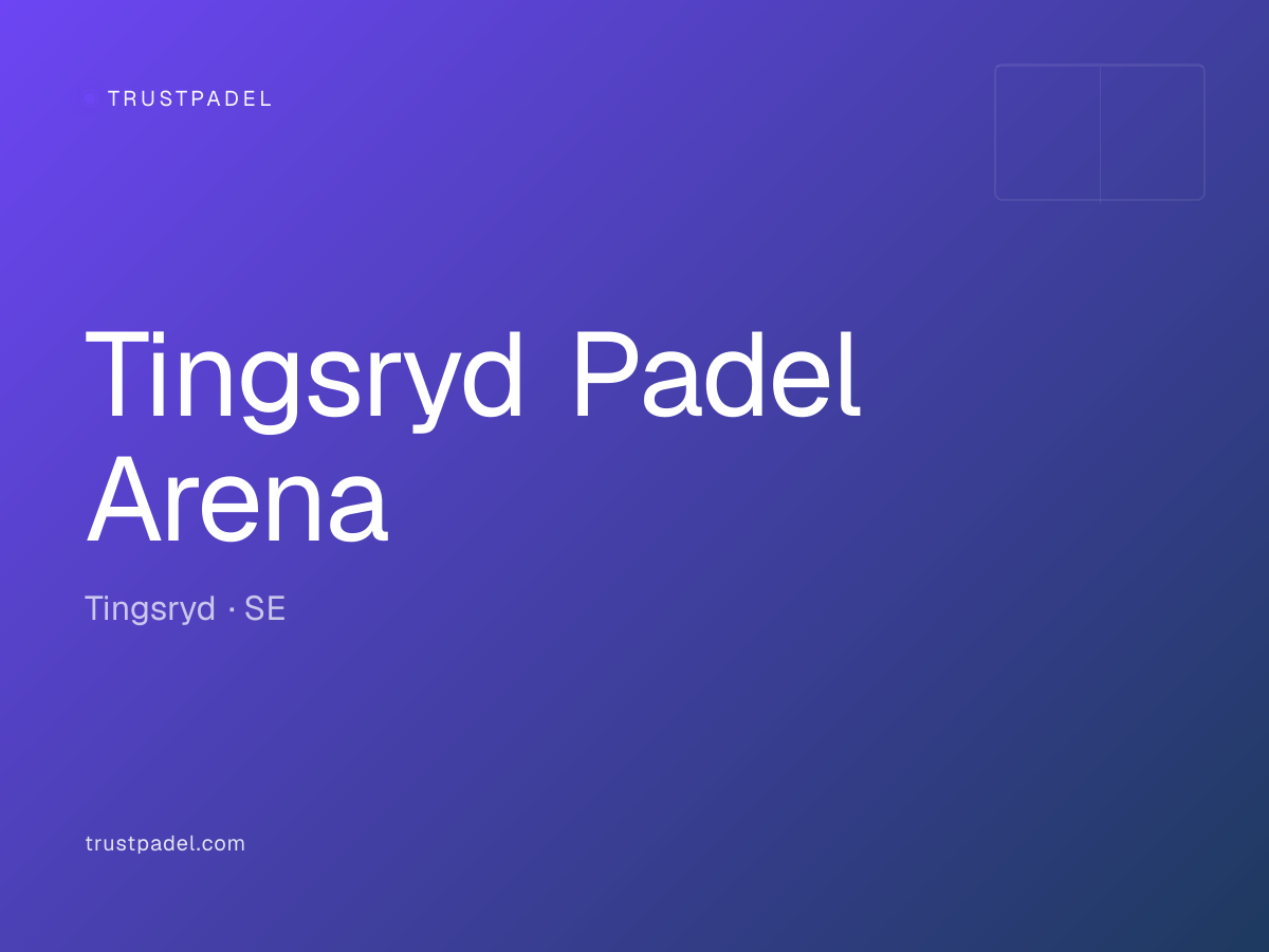 Tingsryd Padel Arena padel club