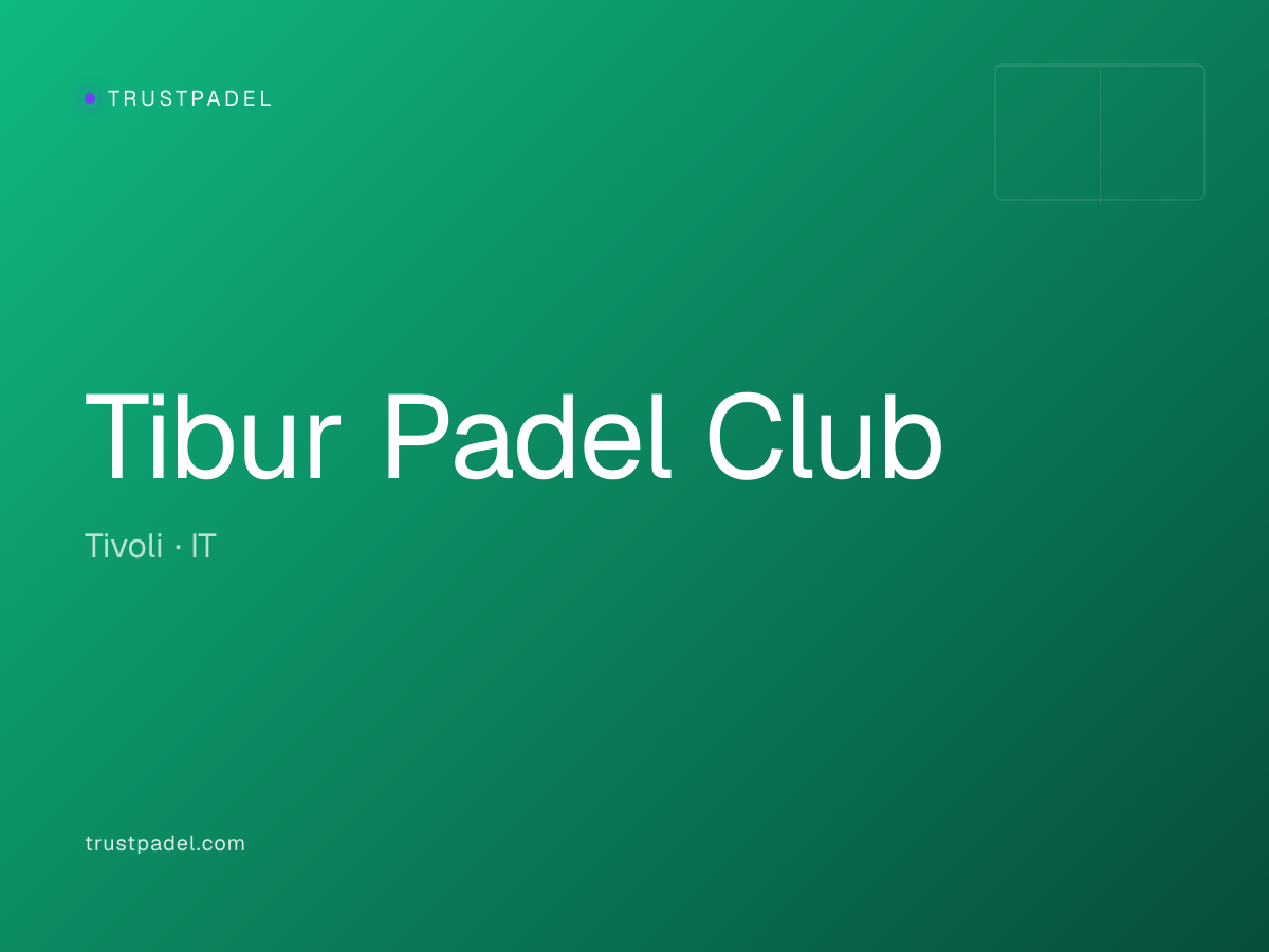 Tibur Padel Club padel club