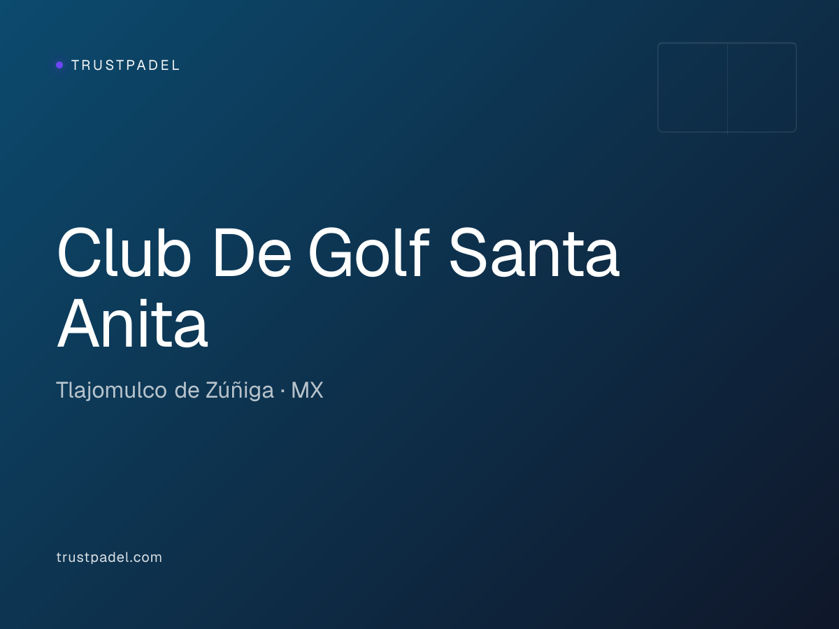 Club De Golf Santa Anita padel club