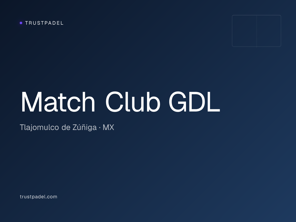 Match Club GDL padel club