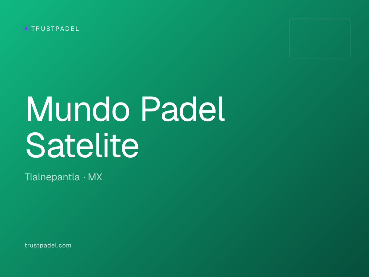 Mundo Padel Satelite padel club
