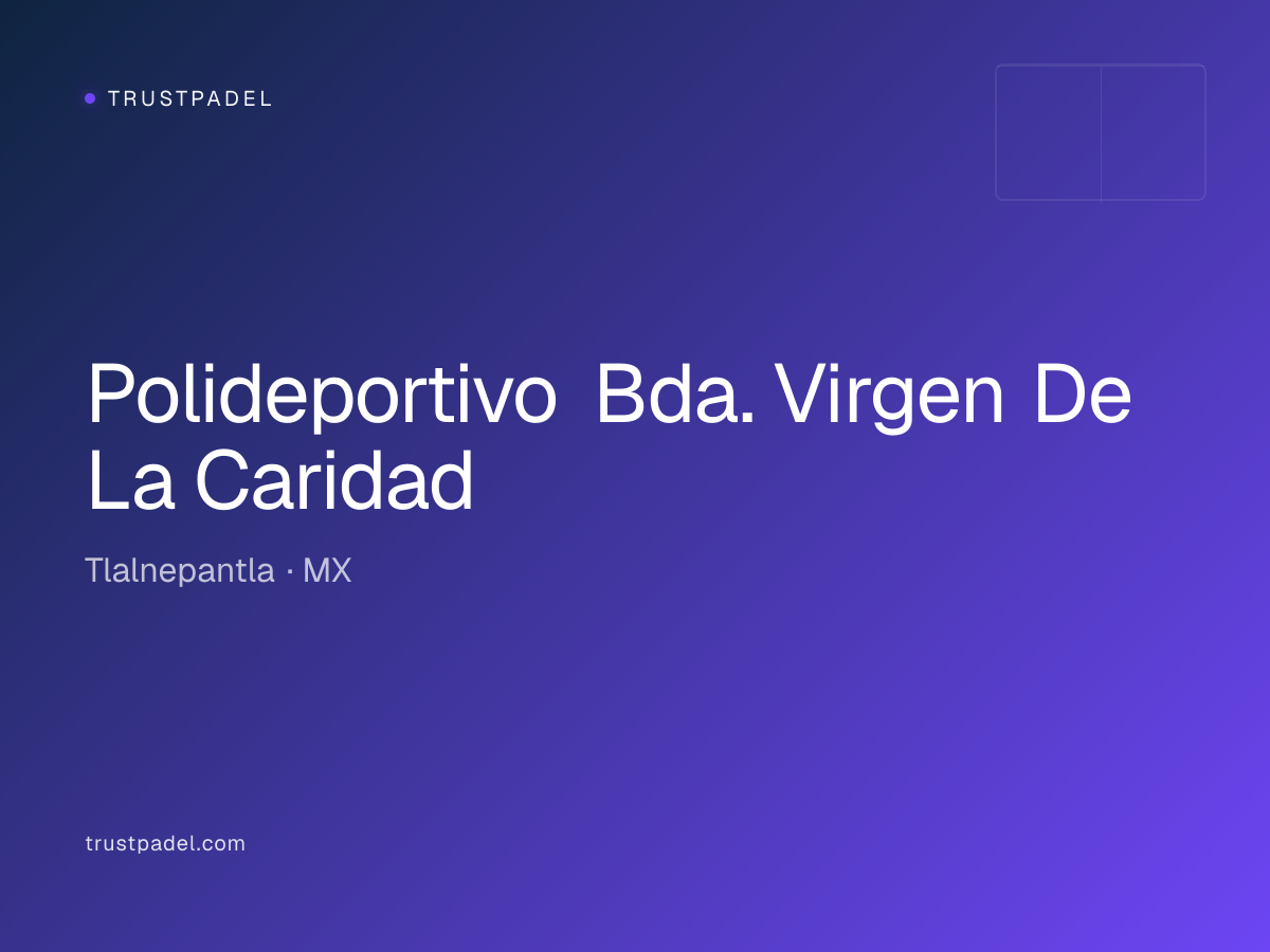 Polideportivo Bda. Virgen De La Caridad padel club