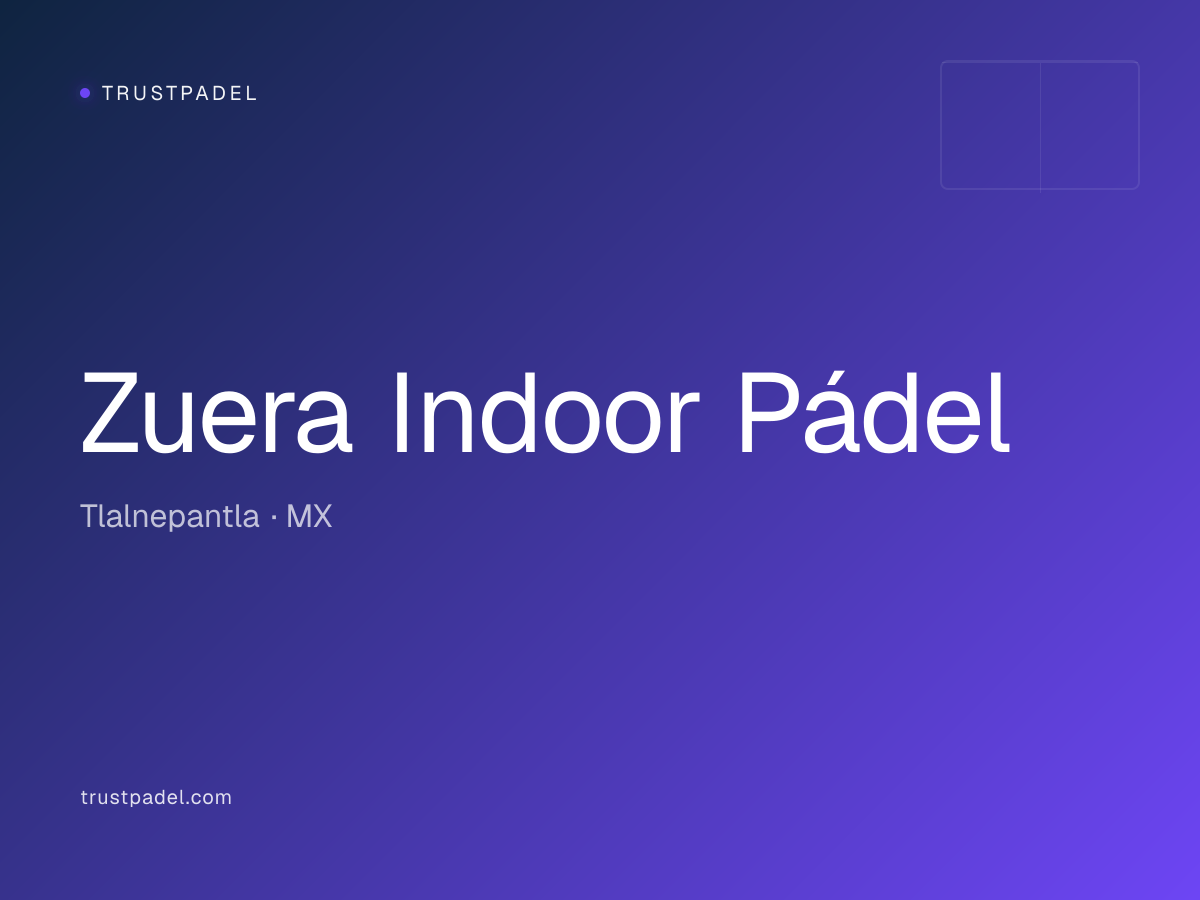 Zuera Indoor Pádel padel club
