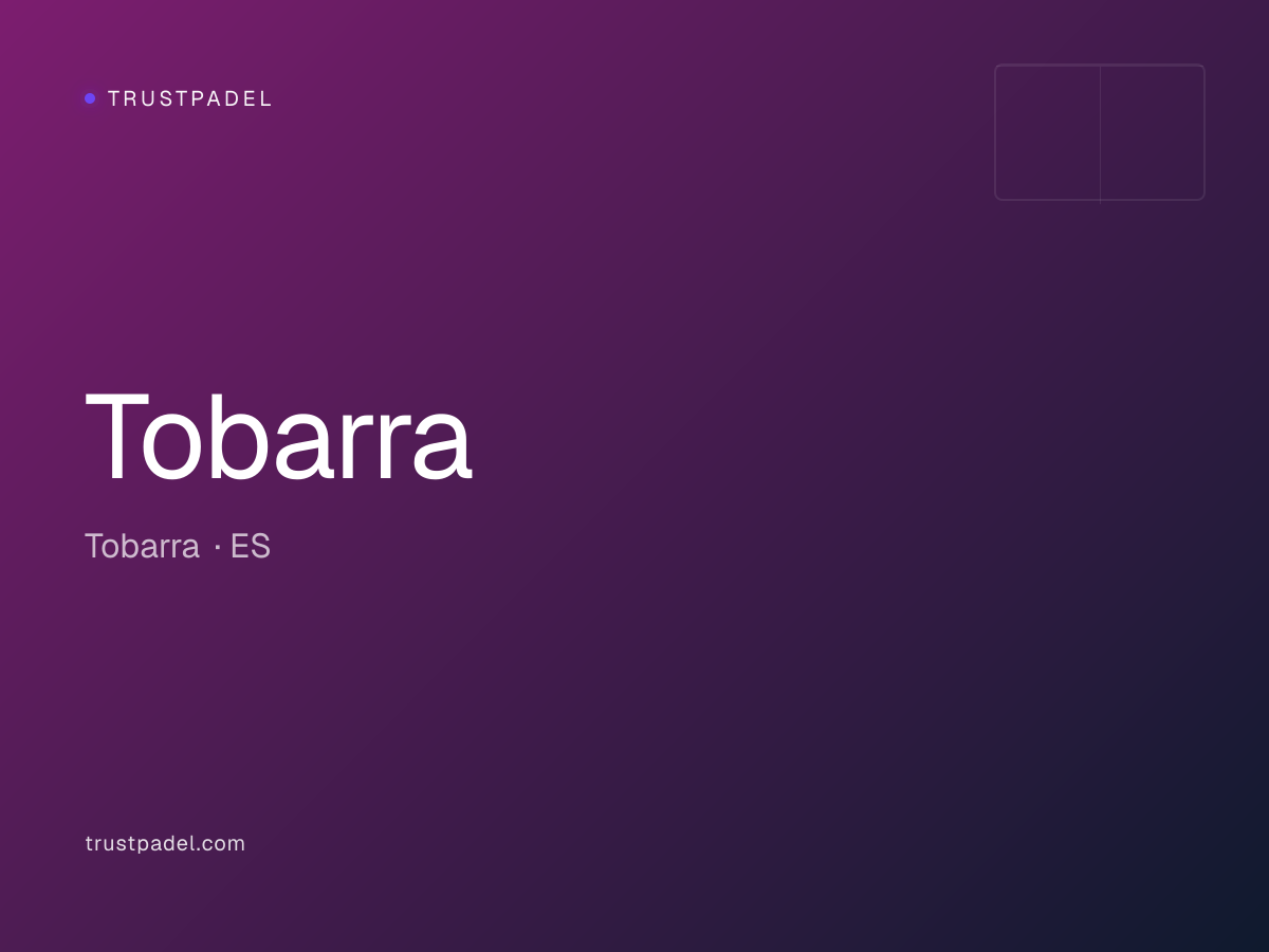 Tobarra padel club