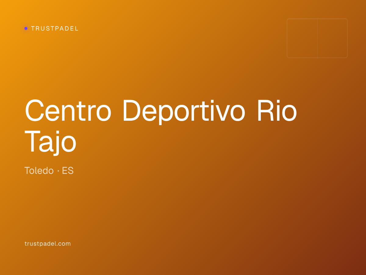 Centro Deportivo Rio Tajo padel club