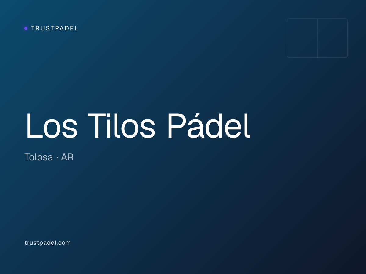 Los Tilos Pádel padel club