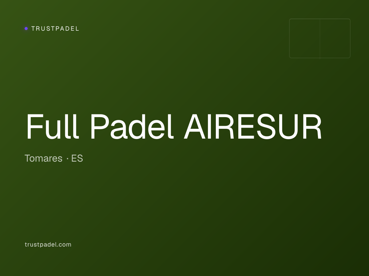 Full Padel AIRESUR padel club