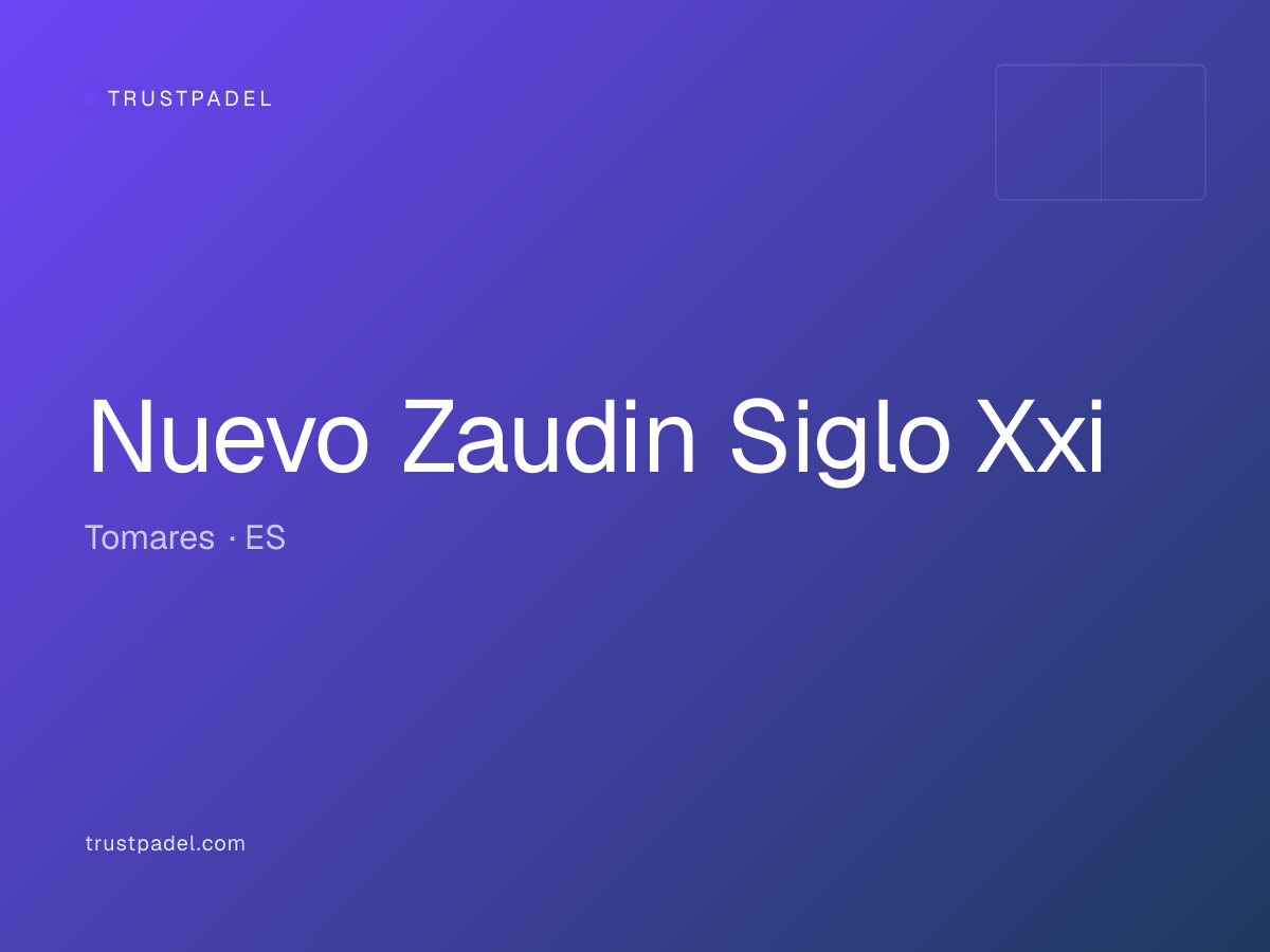 Nuevo Zaudin Siglo Xxi padel club