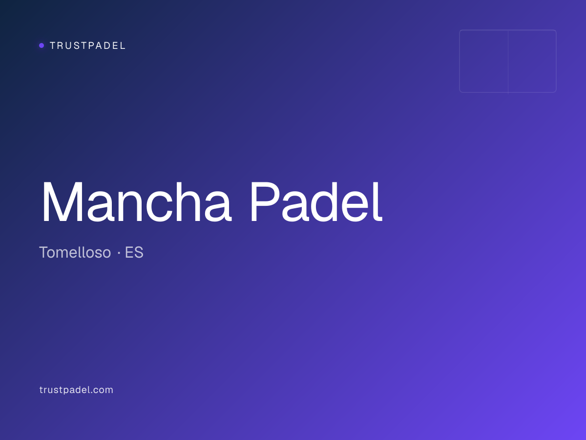 Mancha Padel padel club