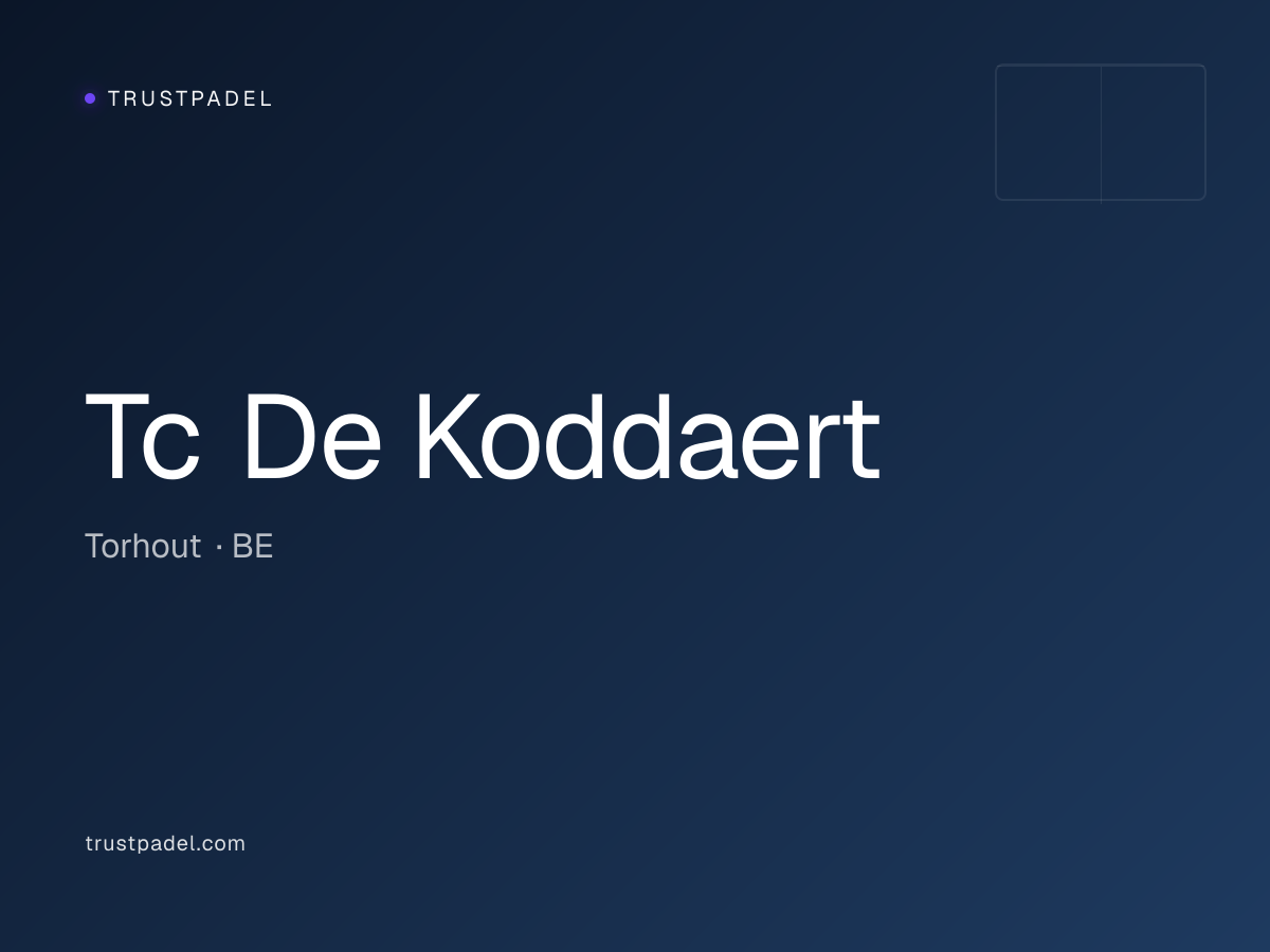 Tc De Koddaert padel club