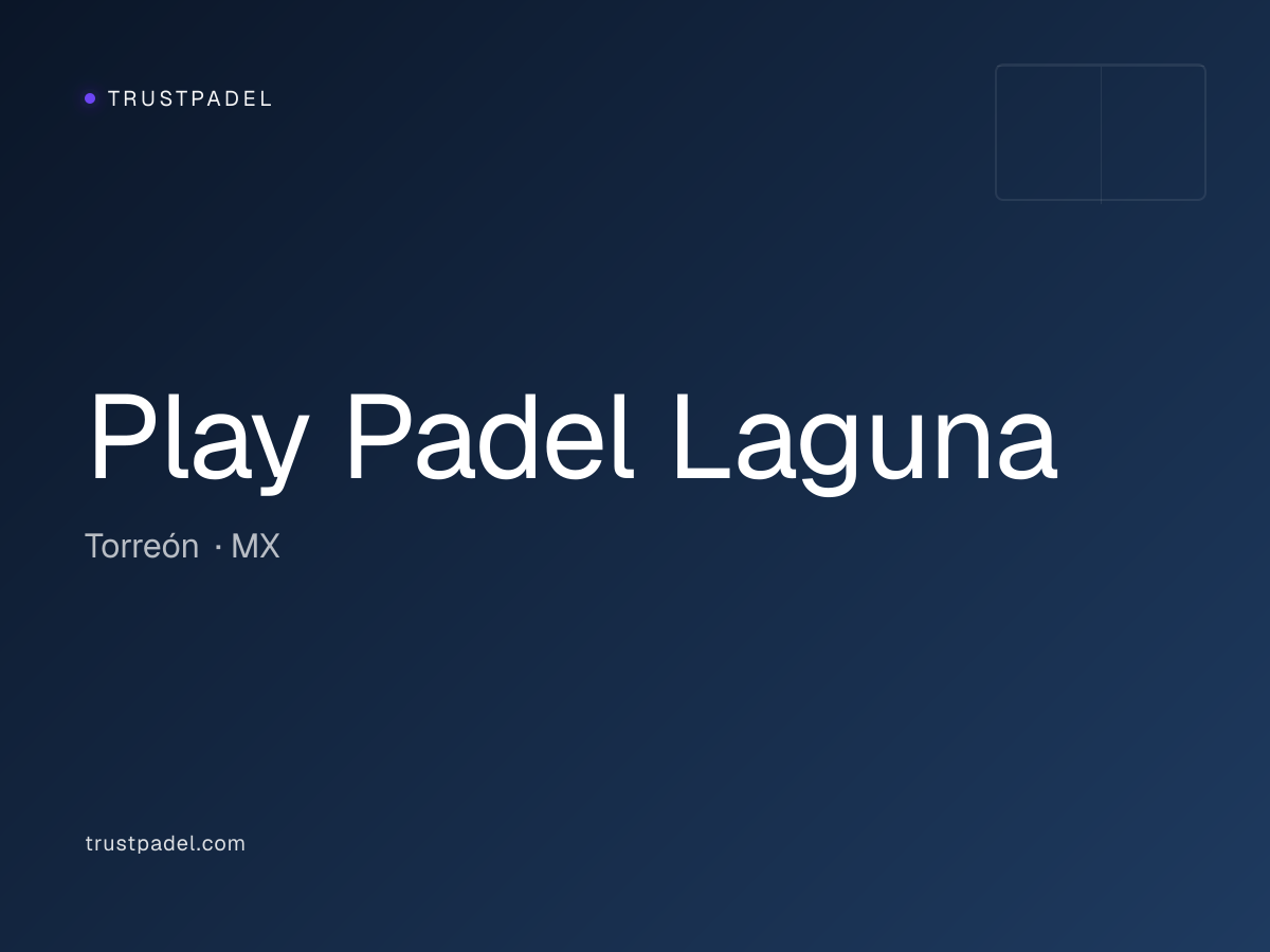 Play Padel Laguna padel club