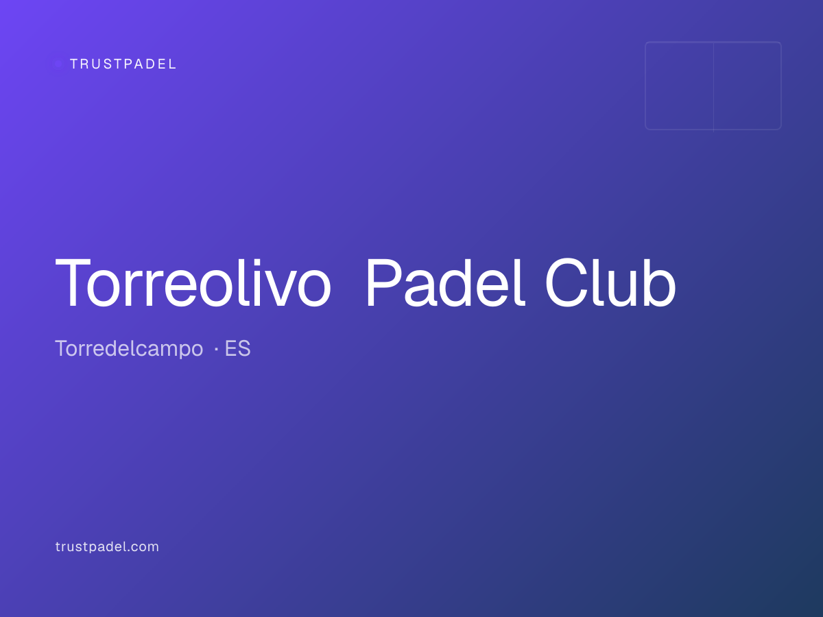 Torreolivo Padel Club padel club