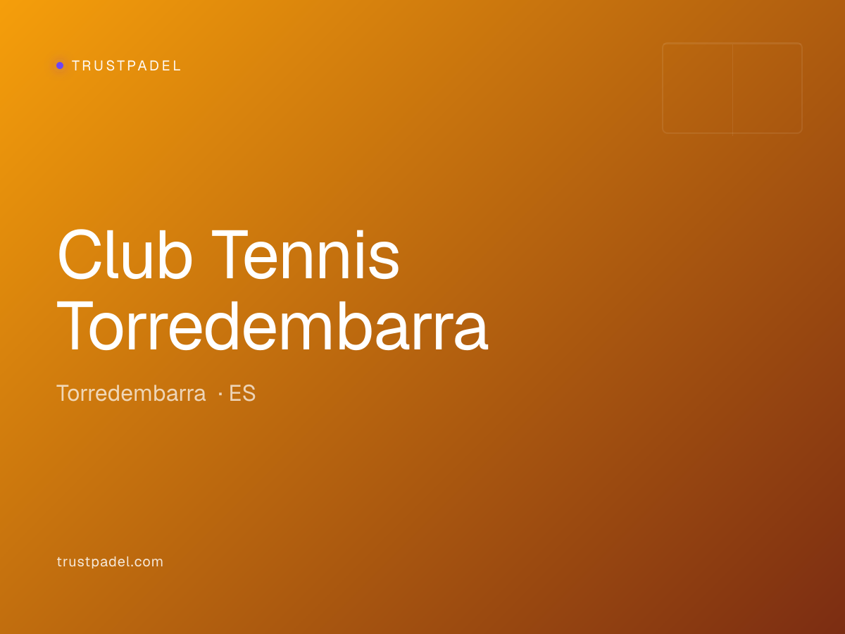Club Tennis Torredembarra padel club